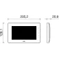VIMAR K40910: Vidéophone 7 Mains Libres - Sécurité Optimale & Installation Facile!