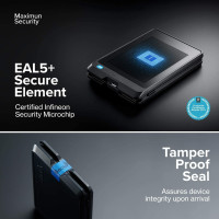 SecuX W10 Crypto Hardware Wallet: Securely Store Bitcoin, Ethereum & 1000+ Coins!