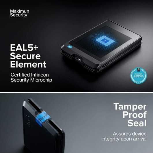 SecuX W10, the Touch wallet