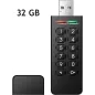 Clé USB Sécurisée INNÔPLUS 32Go: Protection Militaire AES 256-bit, Accès PIN, Ultra-Résistante