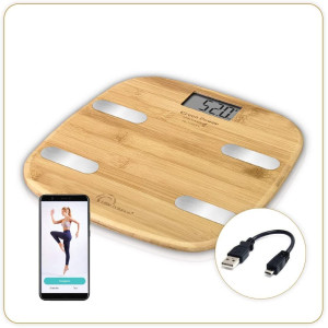 Fitdays Connect Bambou, la balance rechargeable
