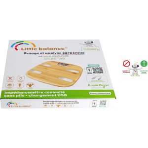 Fitdays Connect Bambou, la balance rechargeable