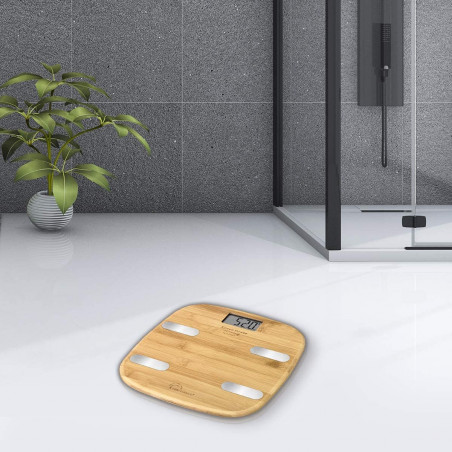 Fitdays Connect Bambou, the rechargeable scale