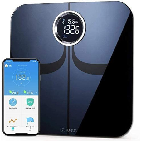 Balance Connectée YUNMAI Premium : Suivez Votre Composition Corporelle et Atteignez Vos Objectifs !