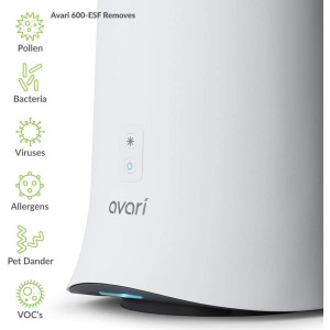 Avari 600, le purificateur d'air à filtre éléctrostatique