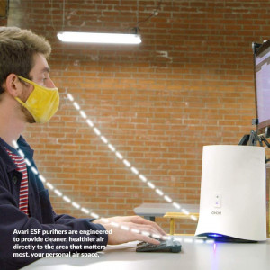 Avari 600, the air purifier with electrostatic filter