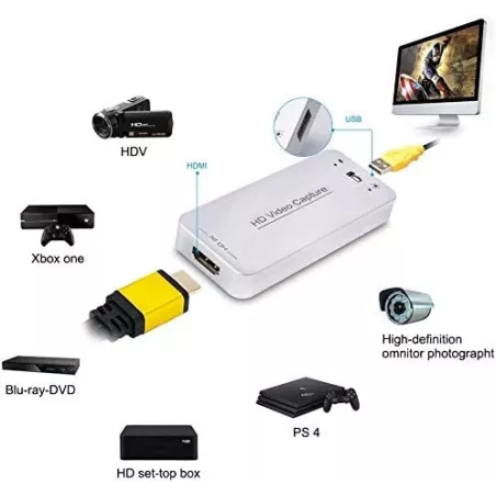 DIGITNOW Carte dAcquisition Vidéo USB 3.0: Capturez, Streamez en Full HD!