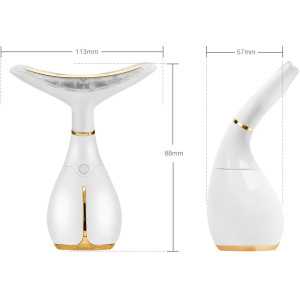 Ms.W Masseur Facial Anti-Âge: Chaleur & Vibration pour une Peau Éclatante