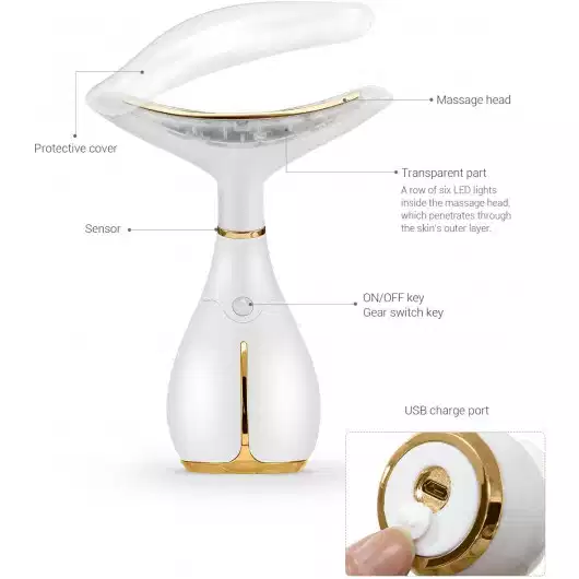 Ms.Ｗ Face Massager, the anti-wrinkle device for Ms.Ｗ Face Massager
