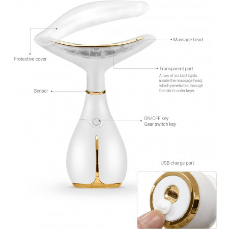 Ms.Ｗ Face Massager, the anti-wrinkle device
