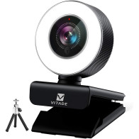 Webcam HD avec Micro Vitade - Qualité Vidéo & Audio Supérieure