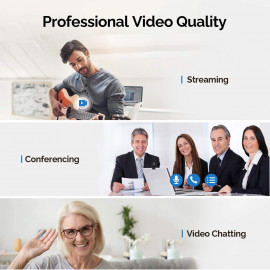 Webcam HD avec Micro Vitade - Qualité Vidéo & Audio Supérieure