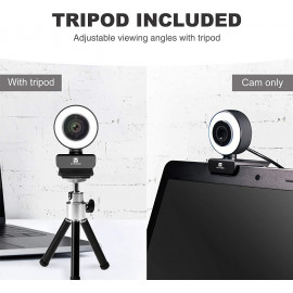 Webcam HD avec Micro Vitade - Qualité Vidéo & Audio Supérieure