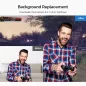 Vitade Webcam HD 1080p avec Lumière Annulaire: Streaming Impeccable & Appels Vidéo Pro!