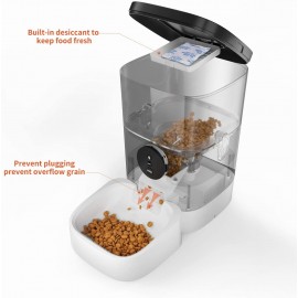 Smart Wi-Fi Pet Feeder – Voice Recording & Automatic Feeding