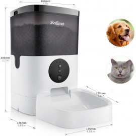 Smart Wi-Fi Pet Feeder – Voice Recording & Automatic Feeding