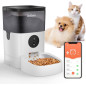 Balimo Smart Pet Feeder: Auto Dog & Cat Feeder with Wi-Fi, Voice Recorder - 4L Capacity