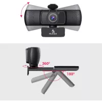 NexiGo N930AF: Webcam HD Autofocus avec Micro Anti-Bruit – Idéale Streaming & Télétravail