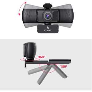 NexiGo N930AF: Webcam HD Autofocus avec Micro Anti-Bruit – Idéale Streaming & Télétravail