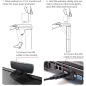 NexiGo N930AF: Webcam HD Autofocus avec Micro Anti-Bruit – Idéale Streaming & Télétravail