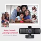 NexiGo N930AF: Webcam HD Autofocus avec Micro Anti-Bruit – Idéale Streaming & Télétravail