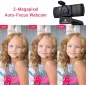 NexiGo N930AF: Webcam HD Autofocus avec Micro Anti-Bruit – Idéale Streaming & Télétravail