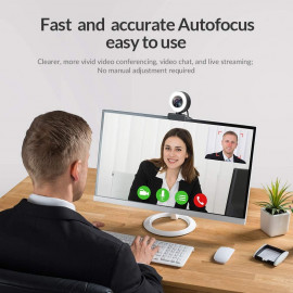 Angetube HD Webcam: Perfect Lighting & Clear Video