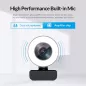 Webcam Angetube 1080p avec Ring Light : Lalliée parfaite pour vos streams et visioconférences !