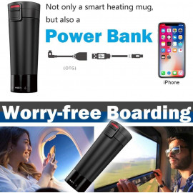 Smart Heated Travel Mug - Temperature Control & Long Battery Life