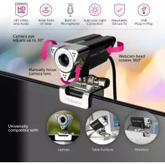 Aluratek AWC01F, la webcam triangulaire