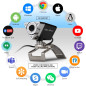 Aluratek Webcam HD 1080p: Vidéo Claire, Micro Intégré - Parfaite pour Conférences & Streaming!