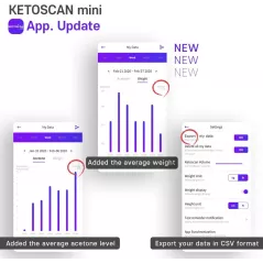 KETOSCAN Mini : Votre Coach Cétogène Personnel – Suivez Votre Métabolisme Facilement!