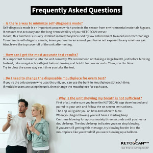 KETOSCAN Mini, le compteur de cétone