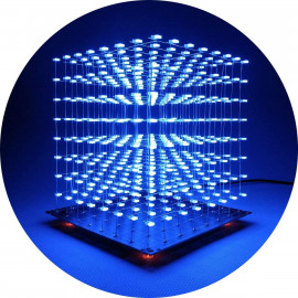 Kit Lumière Cube LED 3D DIY - Projet Électronique Créatif pour Ados