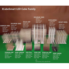 Kit Lumière Cube LED 3D DIY - Projet Électronique Créatif pour Ados