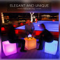 Mr.Go LED Cube: Waterproof Color Changing Light - Rechargeable, Indoor/Outdoor Decor