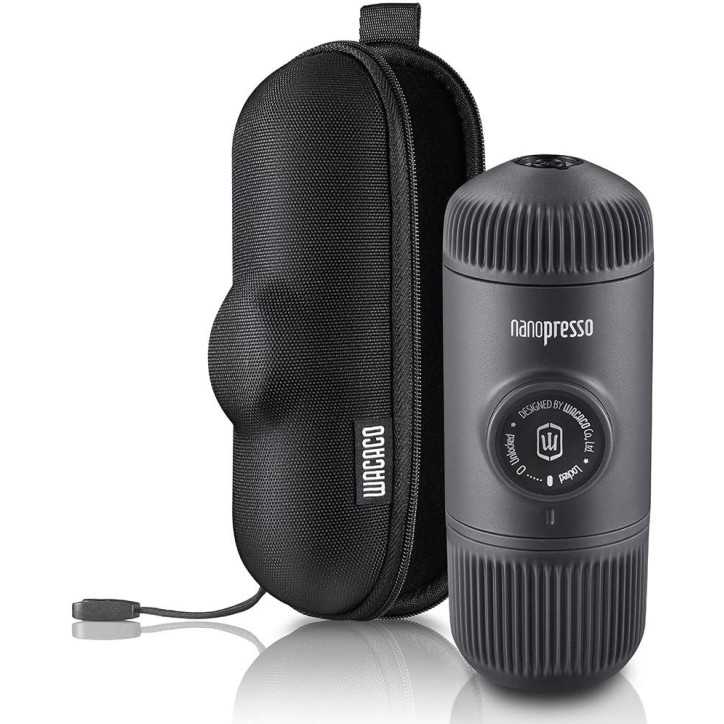 Nanopresso Wacaco: Votre Espresso Portable Parfait + Étui de Protection - Qualité Barista Partout !