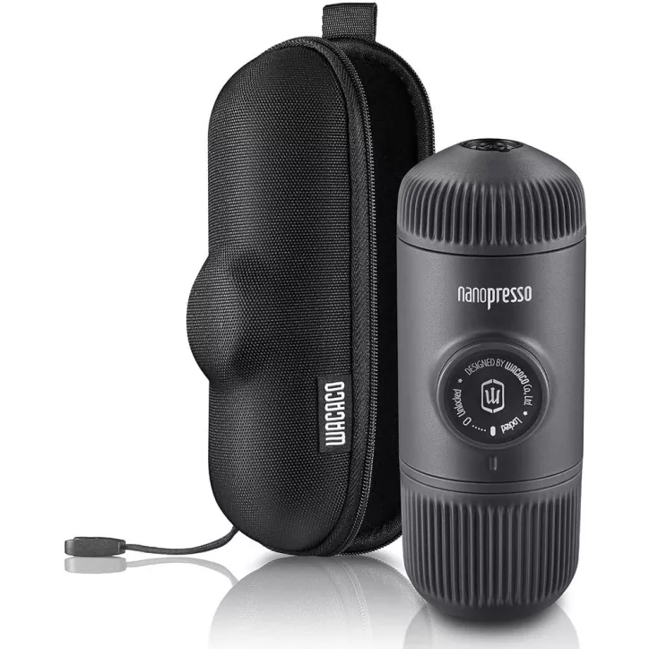 Nanopresso Wacaco: Votre Espresso Portable Parfait + Étui de Protection - Qualité Barista Partout !