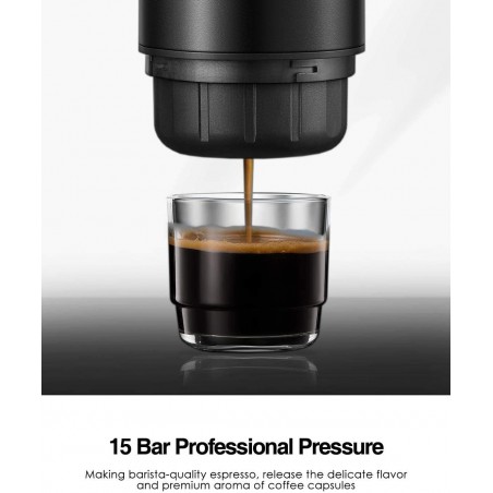 Conqueco Portable Espresso Maker, the coffee machine to take with you