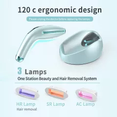 DEESS GP590: Épilation IPL 3-en-1 Douce et Définitive - Technologie Ice-Cooling pour une Peau Parfaite!