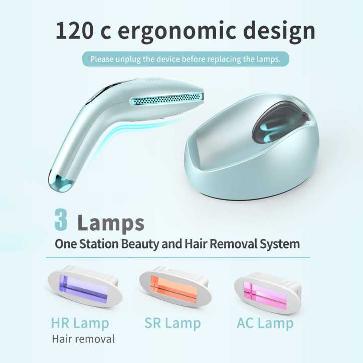 DEESS GP590: Épilation IPL 3-en-1 Douce et Définitive - Technologie Ice-Cooling pour une Peau Parfaite!