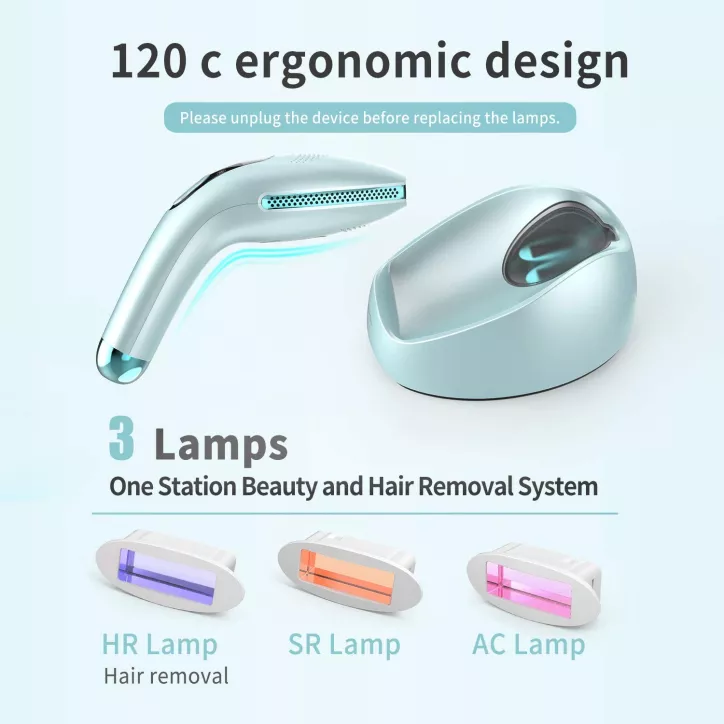 DEESS GP590: Épilation IPL 3-en-1 Douce et Définitive - Technologie Ice-Cooling pour une Peau Parfaite!