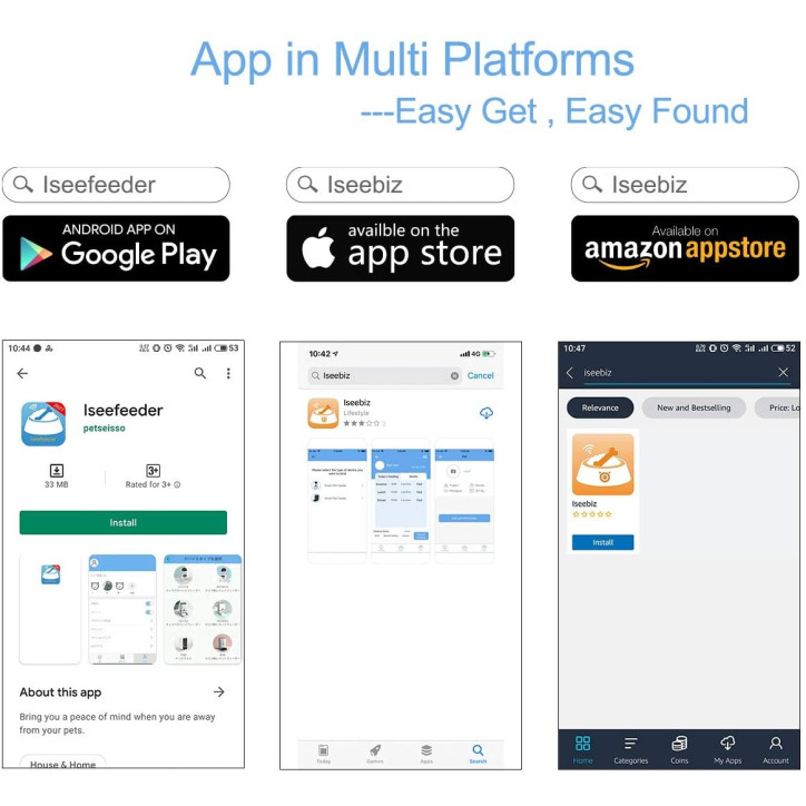 Iseebiz Pet Camera Treat Dispenser: Watch, Talk & Reward Your Furry Friend!