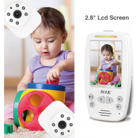 E662 Baby Monitor with Night Vision, Temperature Detection