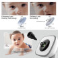 Axvue A242: Moniteur Bébé Vidéo Double Caméra - Vision Nocturne & Longue Portée!