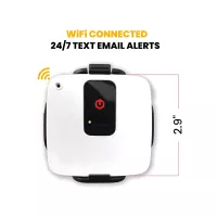 tempCube: Surveillance Température & Humidité 4G, Alertes Mobile, Sans Abonnement! Idéal Cave à Vin & Serre