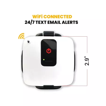 tempCube: Surveillance Température & Humidité 4G, Alertes Mobile, Sans Abonnement! Idéal Cave à Vin & Serre