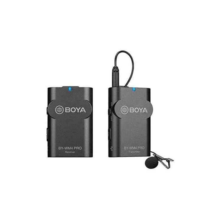 BOYA WM4 Pro-K2 : Micro sans Fil Double pour Vlogs, Interviews et Podcasts - Qualité Pro!