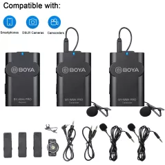 Boya By-WMA Pro K2, le système de microphone sans fil