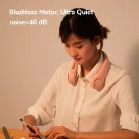 JISULIFE Ventilateur de Cou Portable : Fraîcheur 360° Mains Libres, Batterie Longue Durée